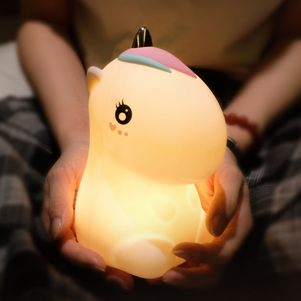 Thumbnail: Creative USB Rechargeable Colorful Unicorn Night Light