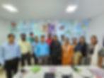 Group photo from a Radical Image Consulting training session focused on English fluency and professional development.