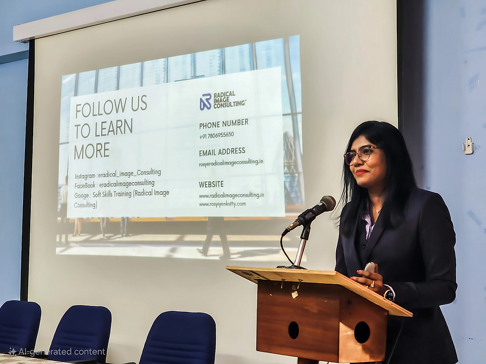 Rosy Iyenkutty Conducting Radical 5 am Workshop