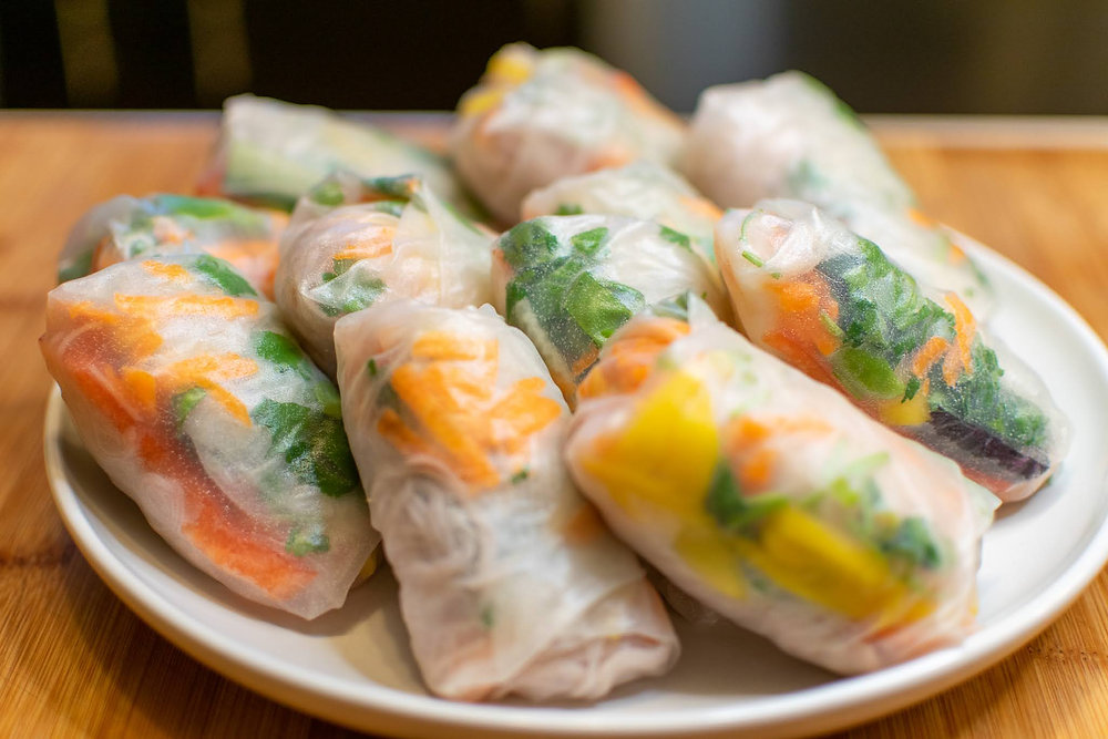 Recipe: Caitlin's Fresh Spring Rolls