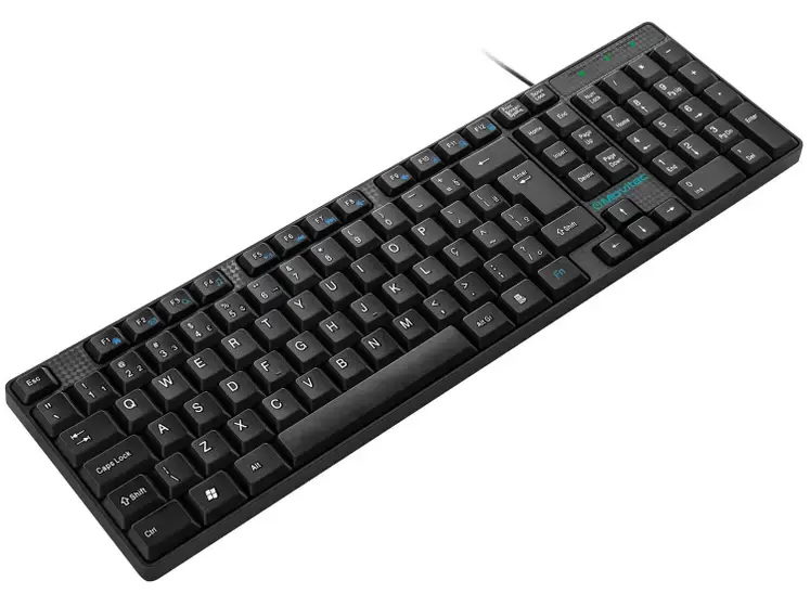 Miniatura: Teclado Movitec OTF-01 USB ABNT2 - Preto