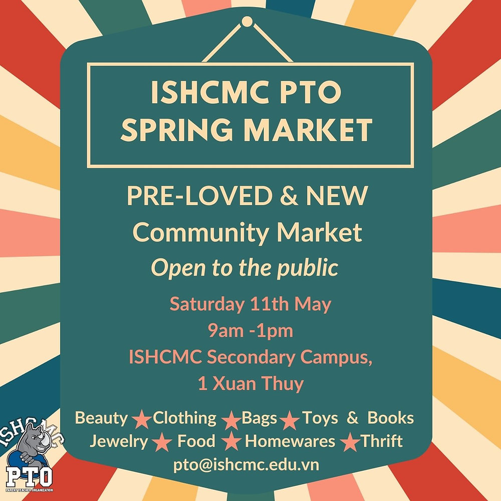 ISHCMC PTO Spring Market - 11th May