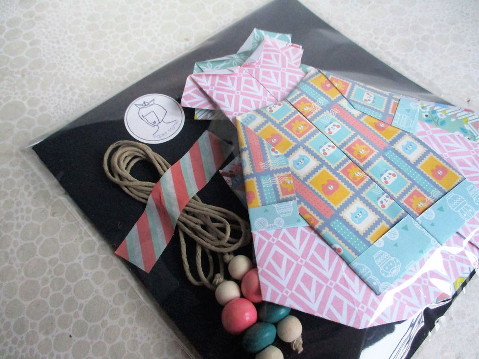 Miniature : Guirlande vêtements pastel