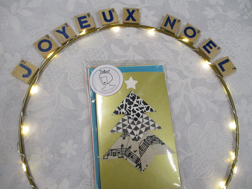 Miniature : Set de 5 cartes et enveloppes - sapins 6