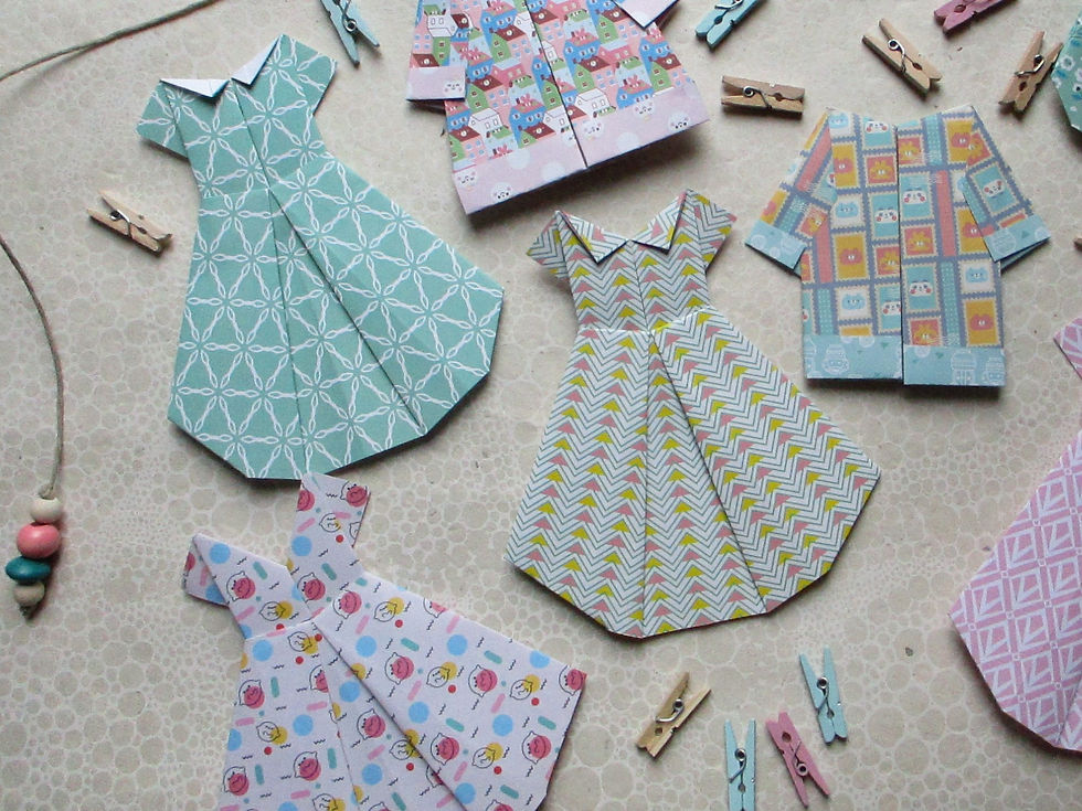 Miniature : Guirlande vêtements pastel