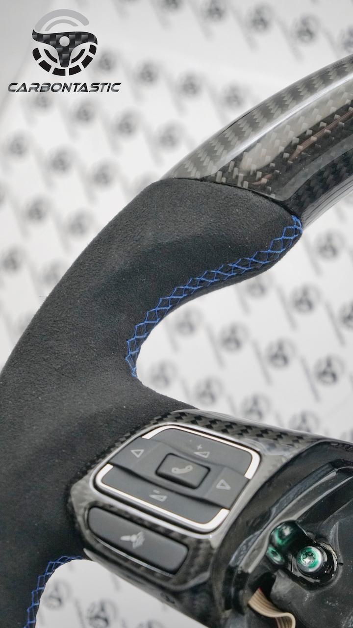 Thumbnail: 2011+ MK6 GTI Custom Carbon Fiber Steering Wheel (Manual)