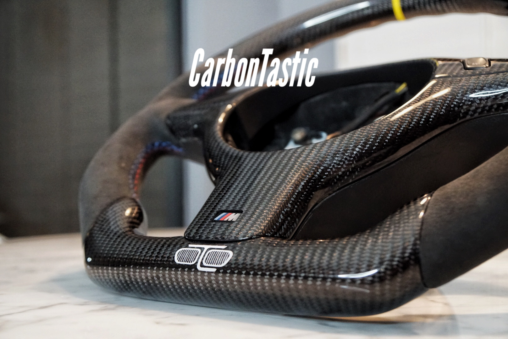 Custom Steering Wheels Carbon Fiber Alcantara CarbonTastic