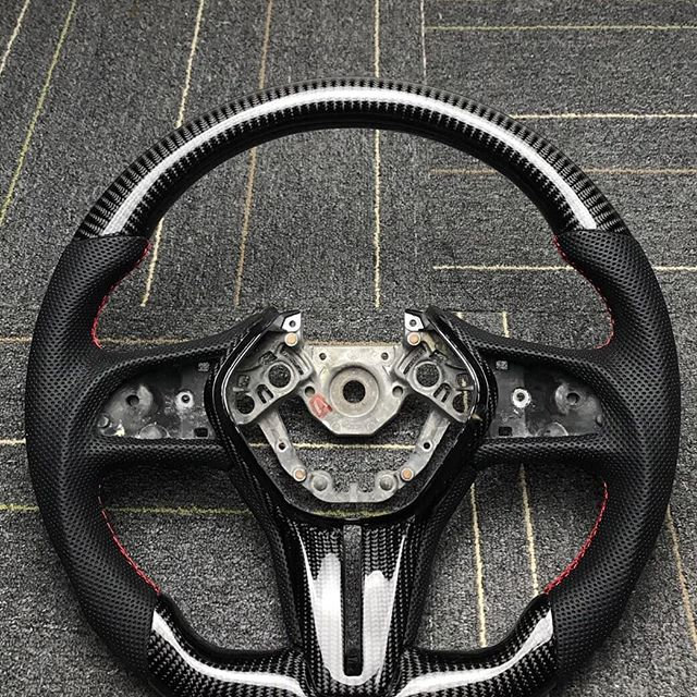 2017+ Infiniti Q50/60 Custom Carbon Fiber Steering Wheel (With Paddle