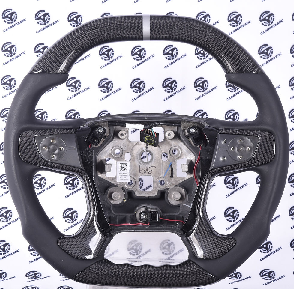 Thumbnail: 2014+ Chevy Silverado Custom Carbon Fiber Steering Wheel