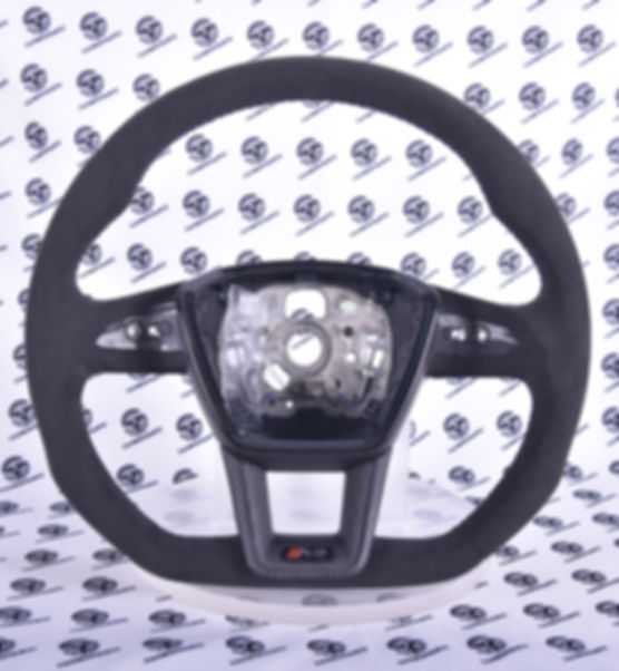 2019+ Audi A5/6/7 S/RS Model Custom Alcantara/Leather Steering Wheel