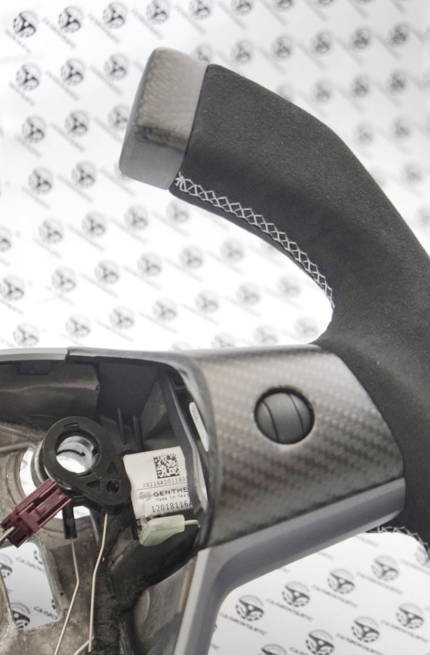 Thumbnail: Fighter Jet Style Tesla Model 3/Y Custom Carbon Fiber Steering Wheel