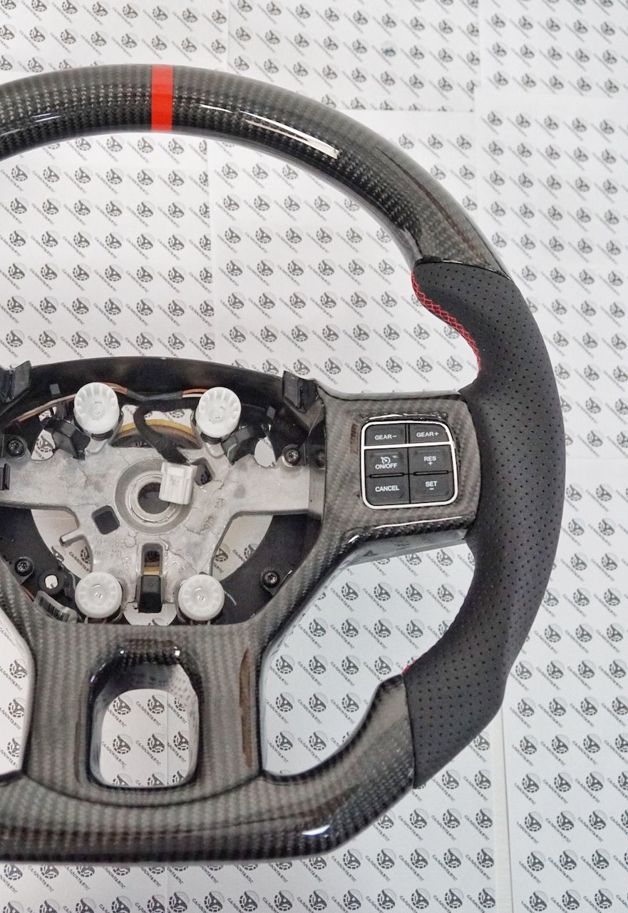 Thumbnail: 2012+ Ram 1500/2500/3500 Custom Carbon Fiber Steering Wheel