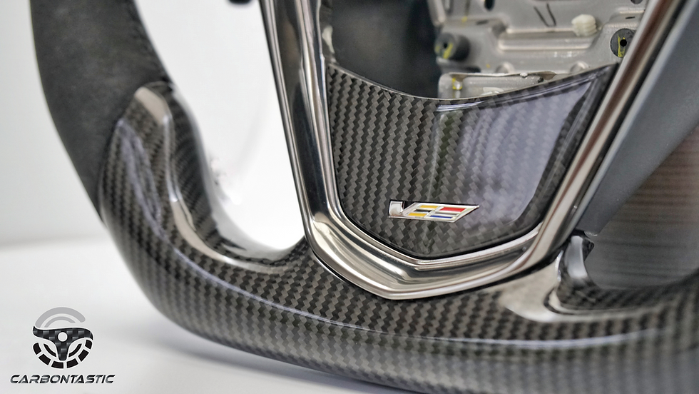 Thumbnail: 2014+ ATS-V/CTS-V Custom Carbon Fiber Steering Wheel (NON-PADDLE SHIFTED)