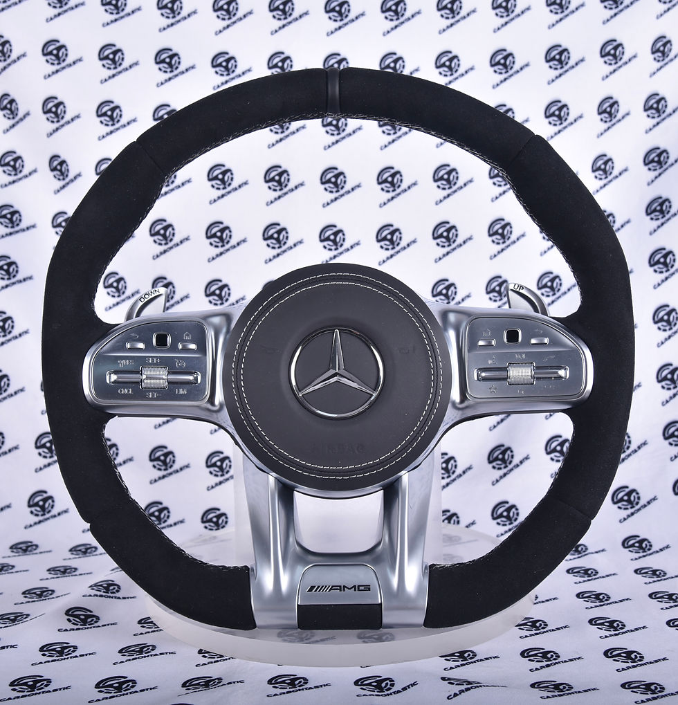 Thumbnail: 2019+ AMG Custom Steering Wheel (Full Alcantara/Leather Version)