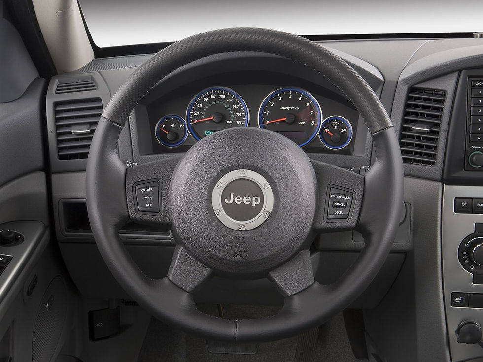 Thumbnail: 2005-2007 Jeep Grand Cherokee Custom Carbon Fiber Steering Wheel