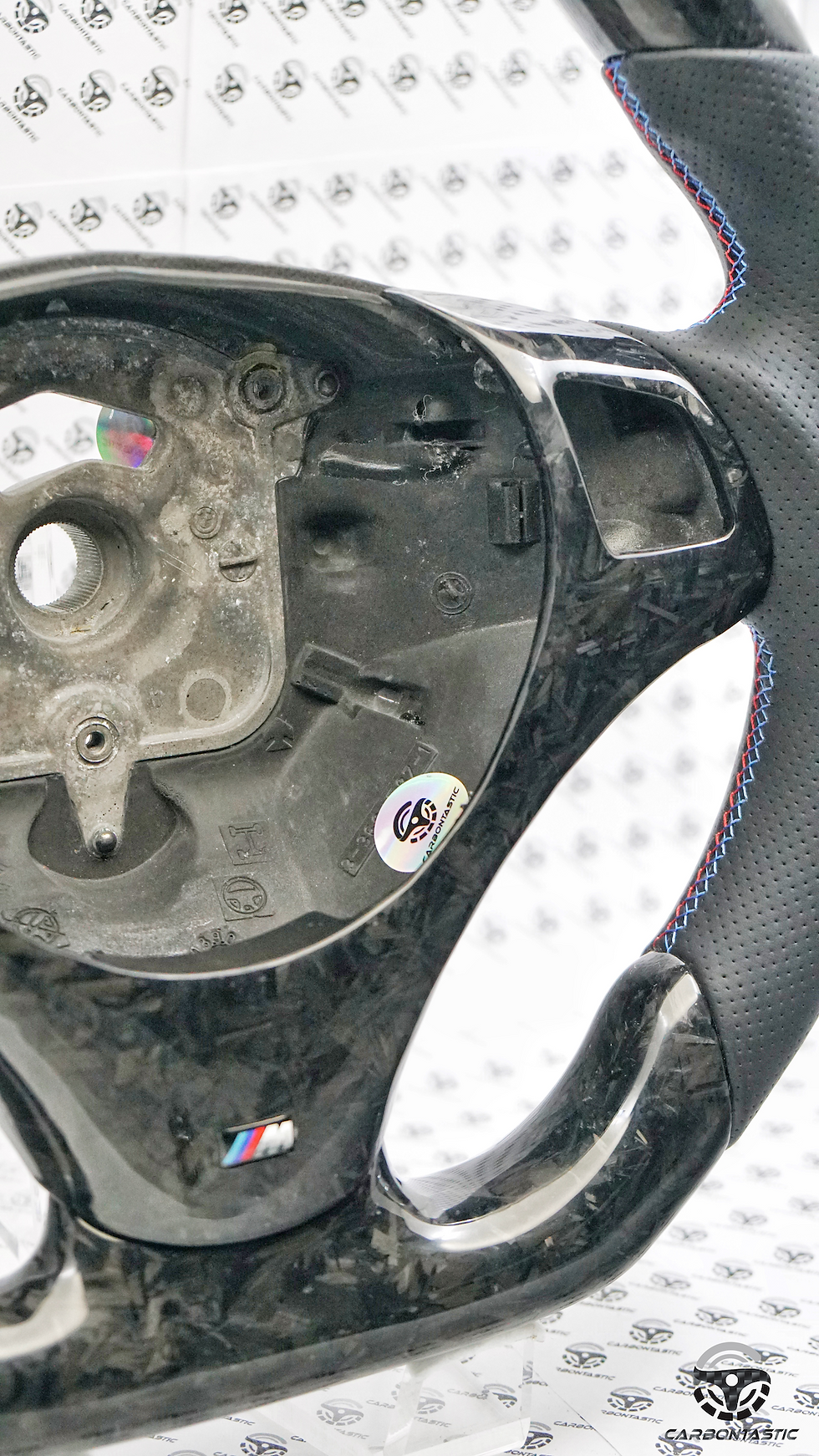 Thumbnail: E82/88/90/92/93 Carbon Fiber Steering Wheel Style 1(Manual)