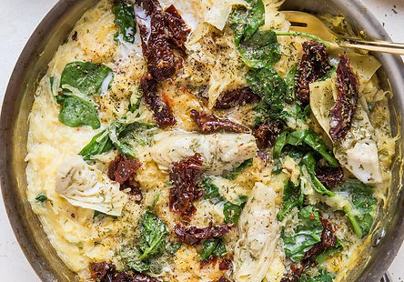Creamy Tuscan Spaghetti Squash (Paleo, Vegan)