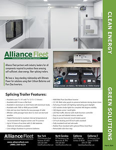 Fiber Splicing Trailer Brochure - Back