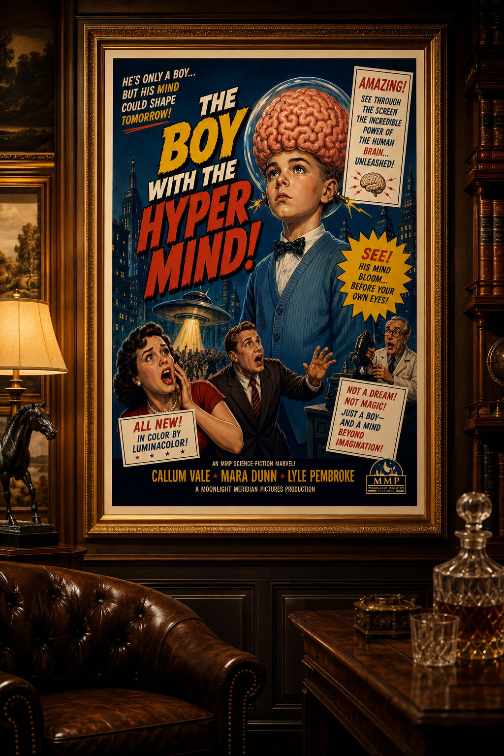 MMP™ Poster The Boy With The Hyper Mind