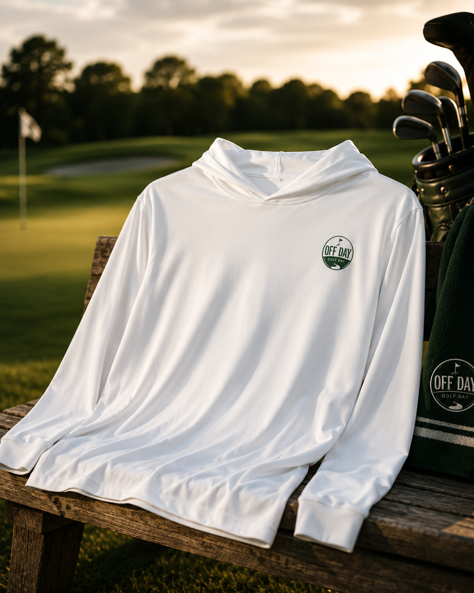 Off Day Golf Day™ Sports warmup hoodie