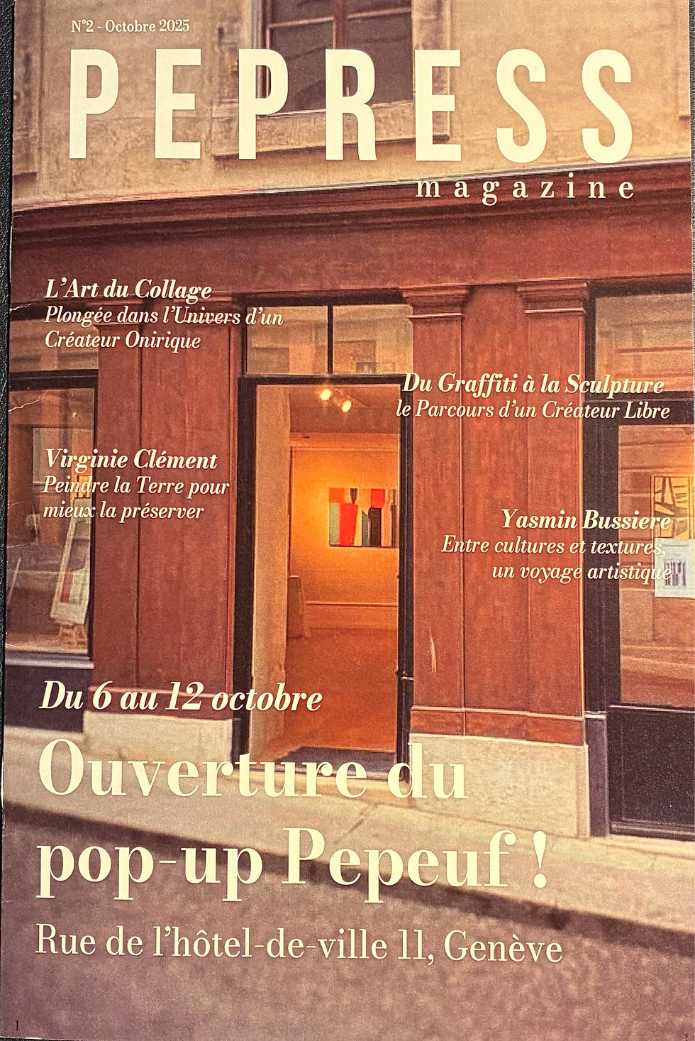 Couverture de Pepress Magazine N°02 – Suisse – 2025