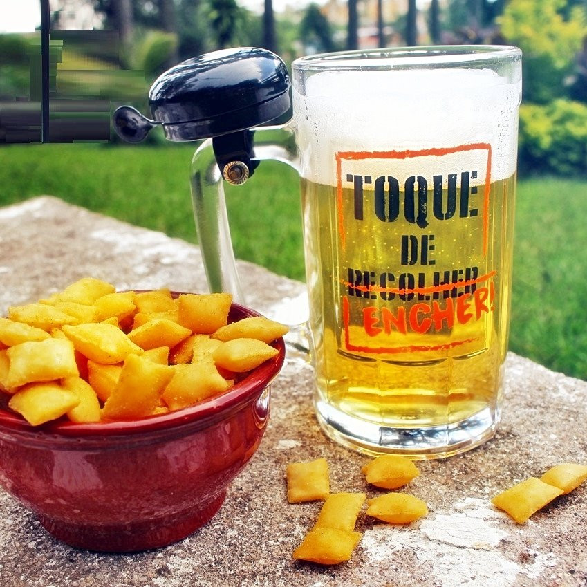 Miniatura: CANECO CHOPP C/SINETA-UM TOQUE PARA ENCHER