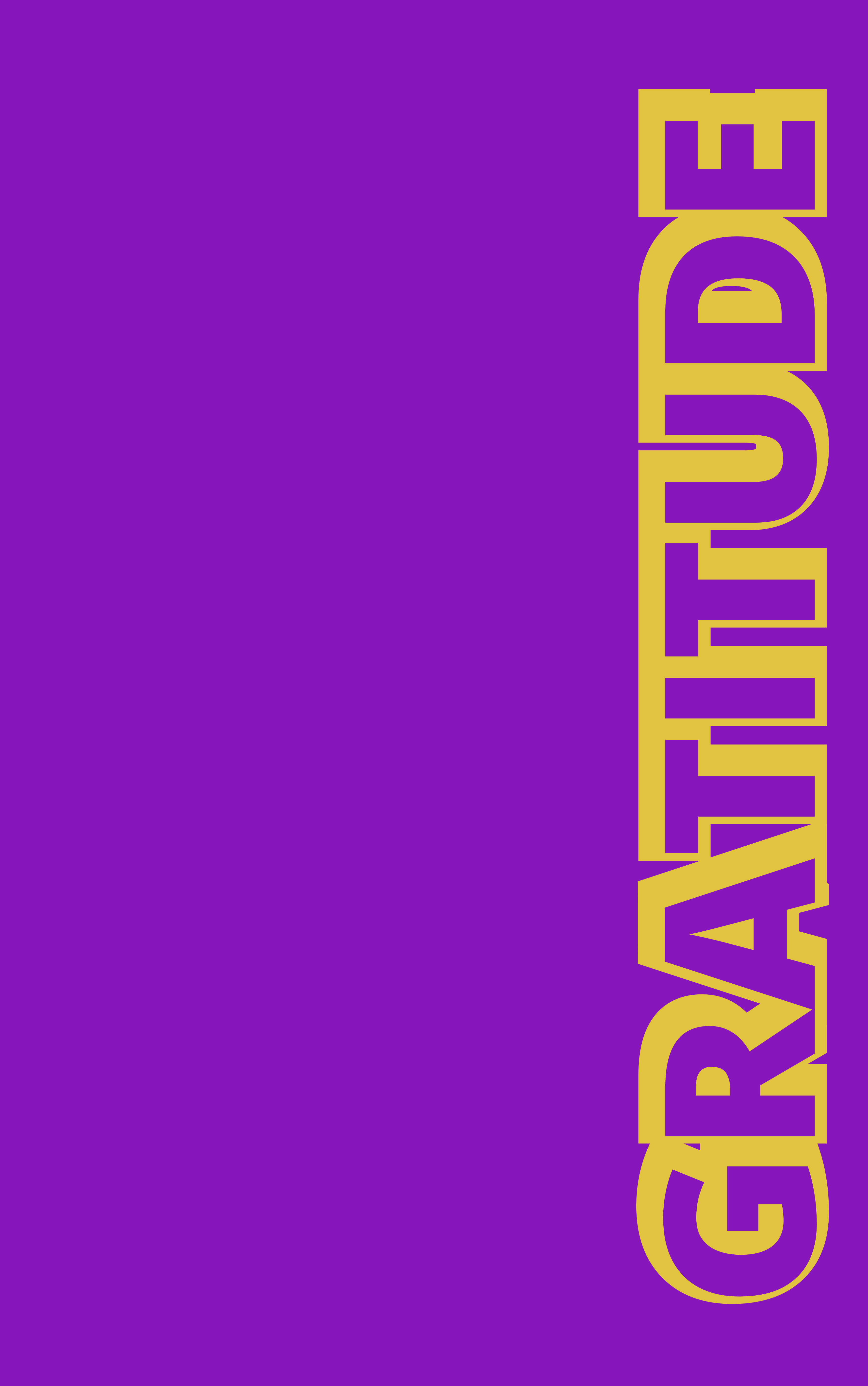 Gratitude Purple and Gold Journal