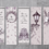 Thumbnail: Printable Vintage Bookmarks Template, Printable Bookmarks Set of 8, bookmarks