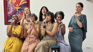 bēheld performs at Unitarian Universalist Church