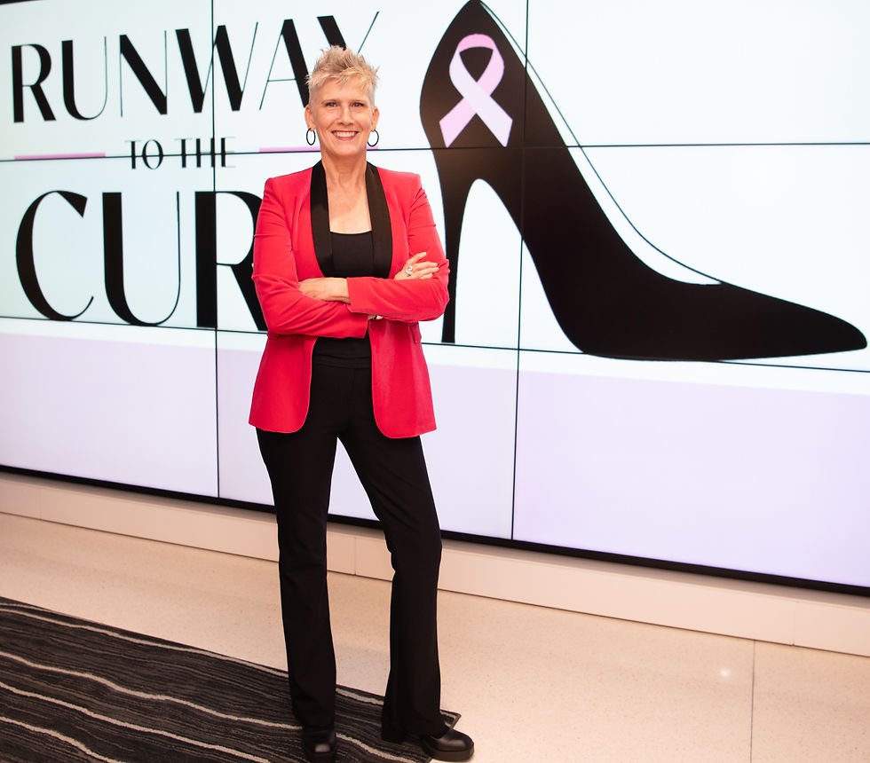 Reston resident Theresa Goudie chairs the RTTC board. Photo contributed by Runway to the Cure