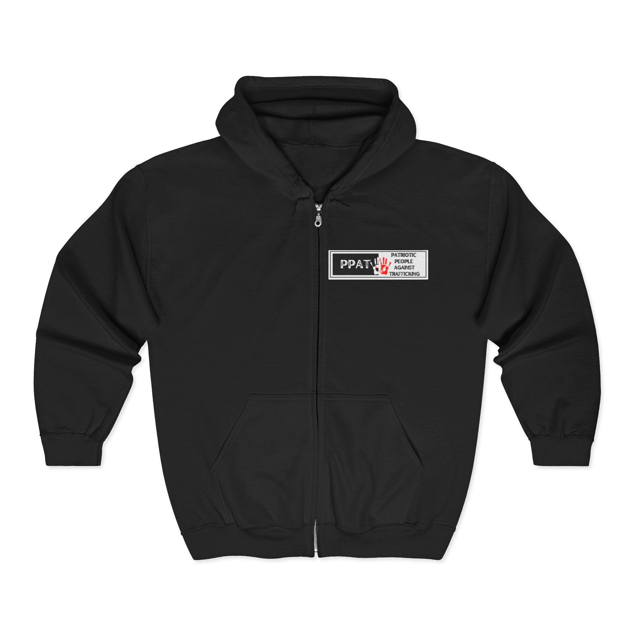 Unisex Full-Zip Hoodie – "Leave the Children Alone" PPAT