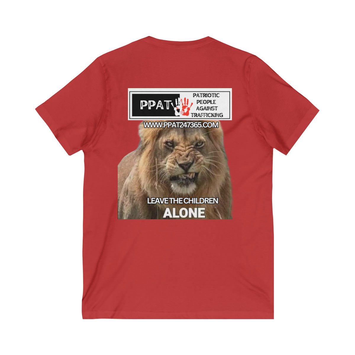 Unisex Jersey Short Sleeve V-Neck Tee