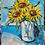 Thumbnail: Sunflowers on blue