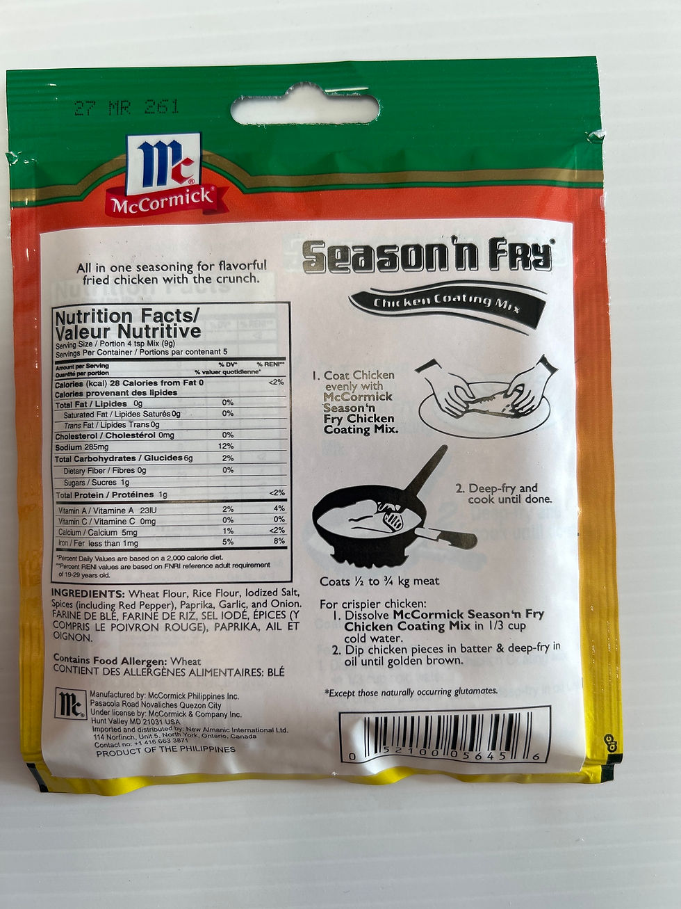 Thumbnail: Mc Cormick Chicken Coating Mix (Spicy) 45g