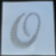 O in Clear Crystal Script