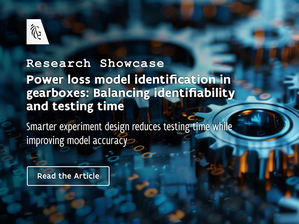 Power loss model identification in gearboxes: Balancing identifiability and testing time