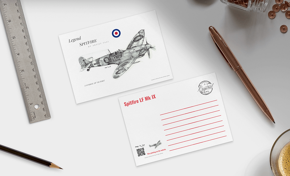 縮圖：英國二戰Spitfire LF Mk.IX噴火式戰機