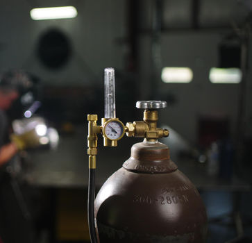 Product video for a welding brand video production. Sparks, metal, brass, sony cameras