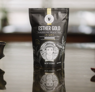Product video production for Esther Tea Company, brand video food products
