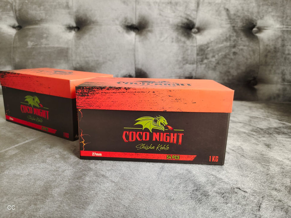 Thumbnail: Coco Night Shisha charcoal 27 mm (500kg)