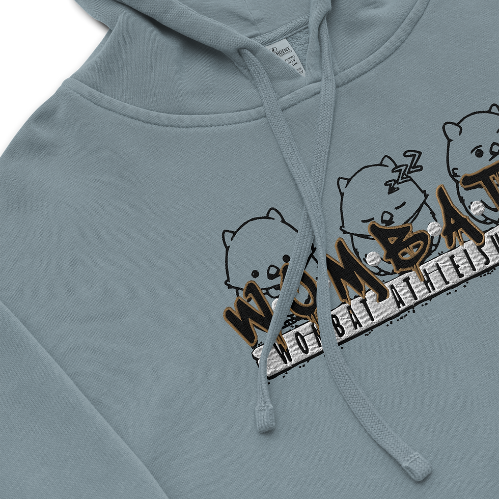 Miniaturbild: *USA Import*  Unisex pigment-dyed hoodie Wombats Stick
