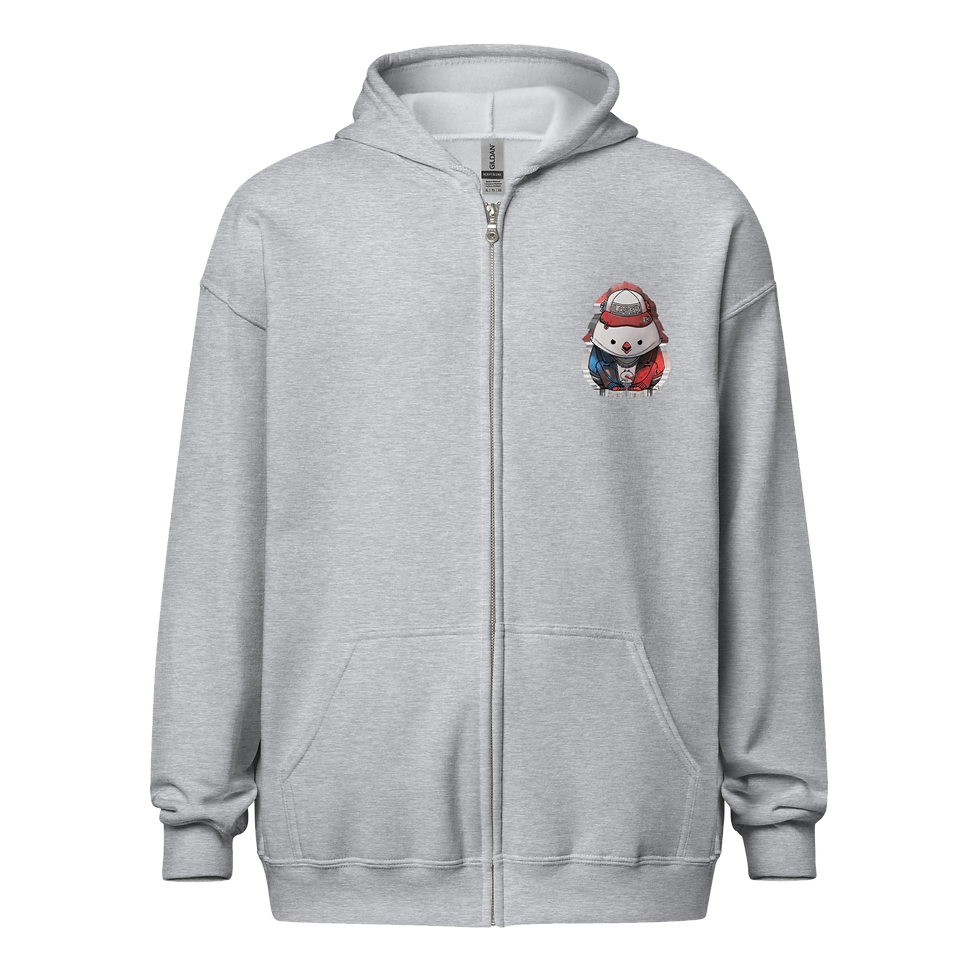 Miniaturbild: Ghettobat Graffiti Heavy-Blend Zip Hoodie - Gildan 18600 FIN