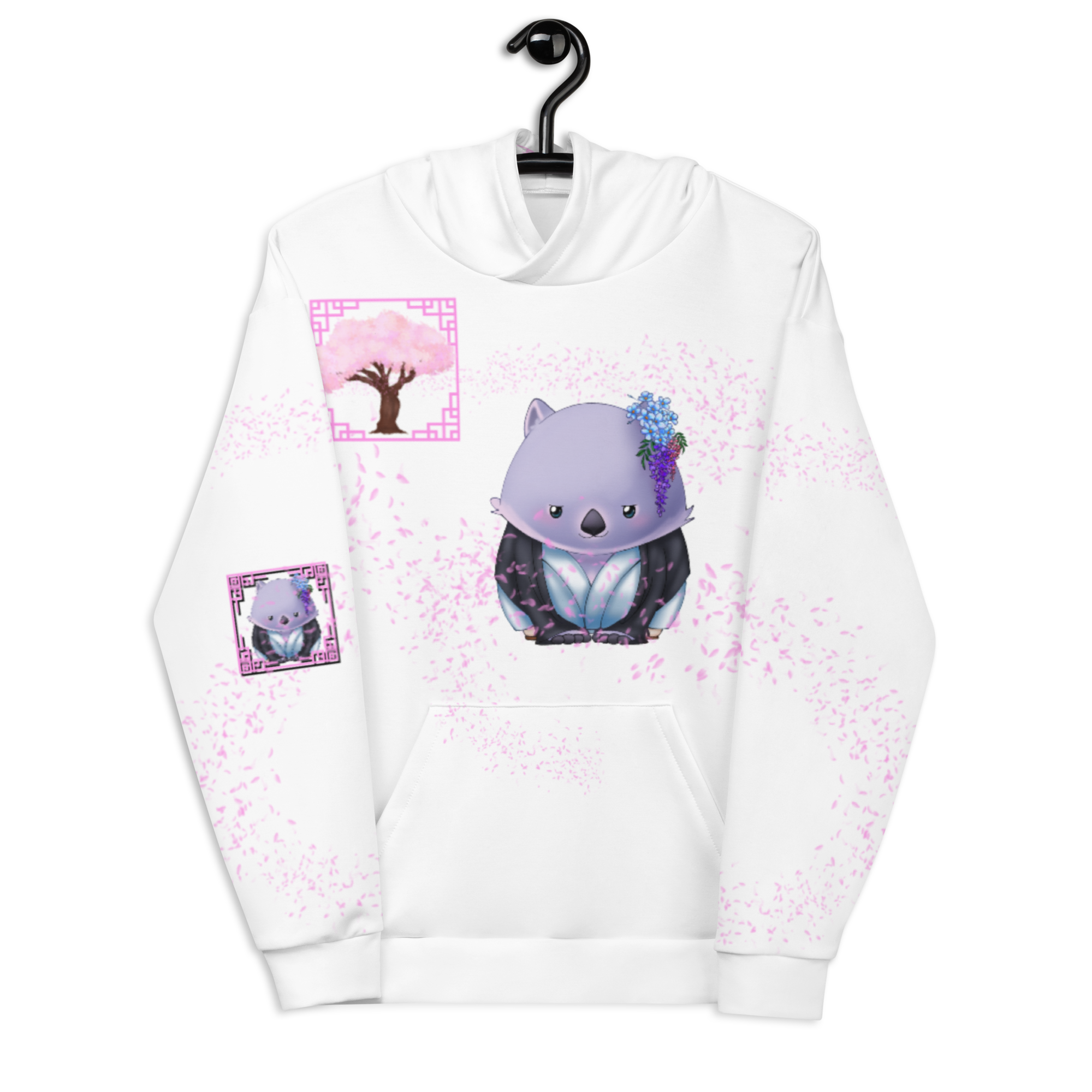 Cherryblossom Hoodie Weiss