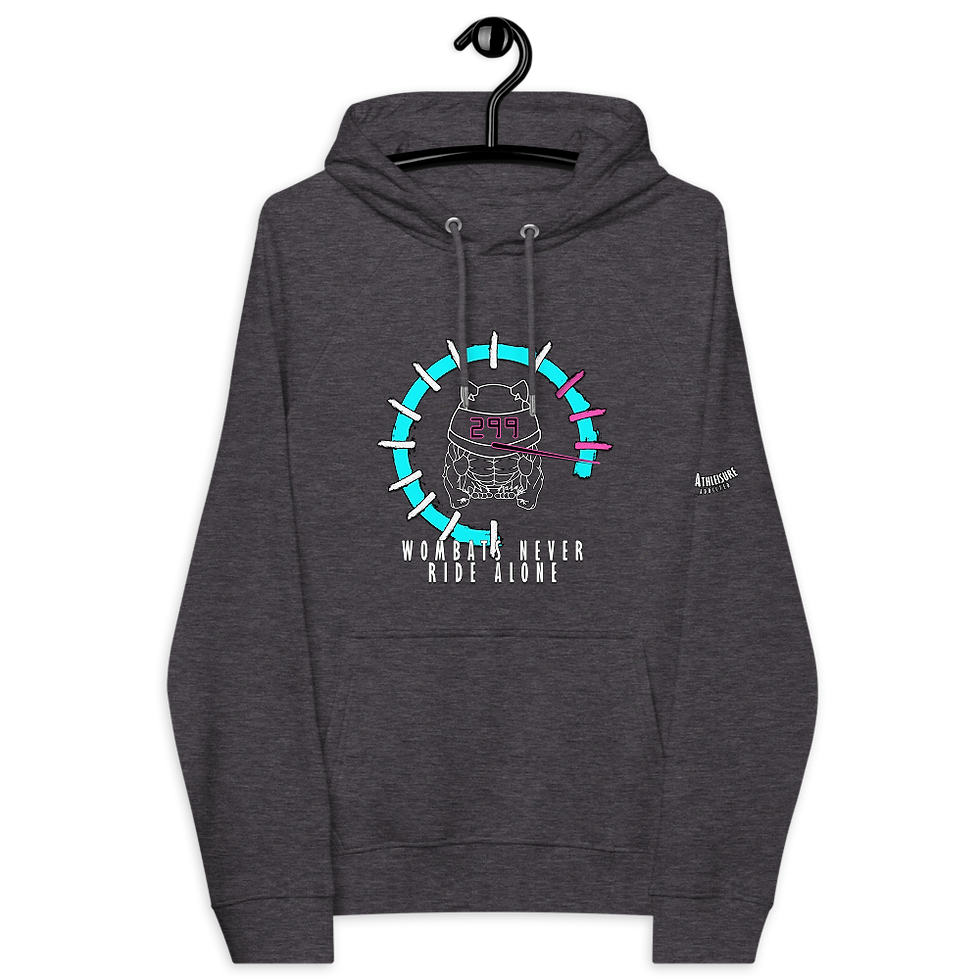 Miniaturbild: Eco Hoodie Wombats never Ride alone Black
