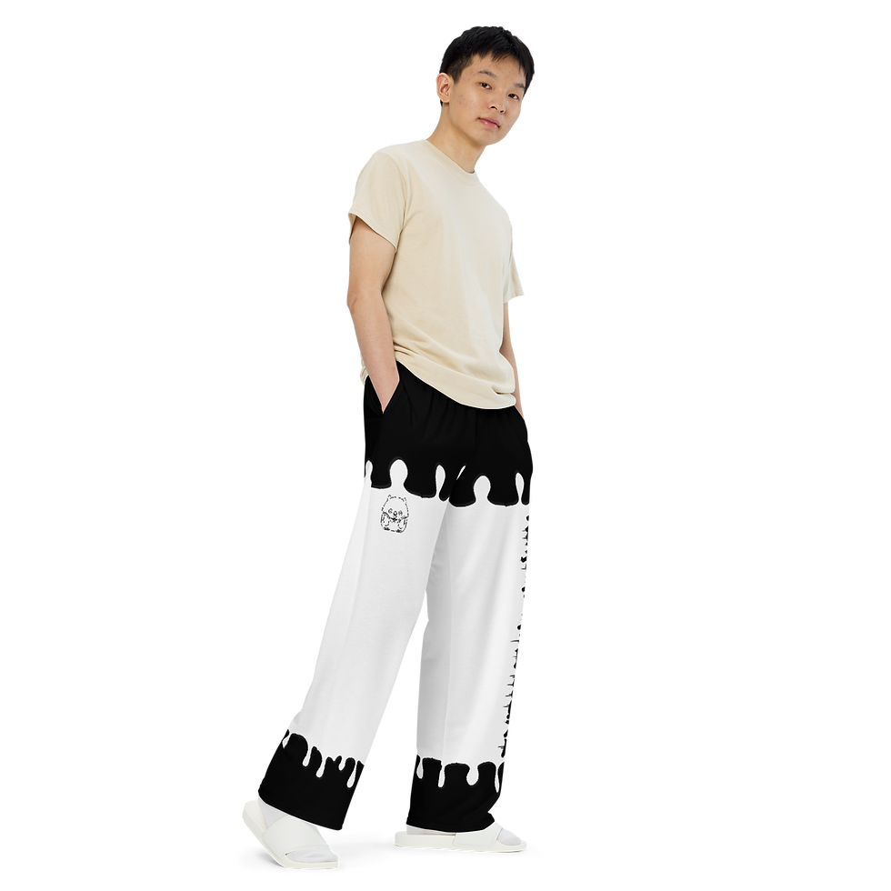 Miniaturbild: Unisex wide-leg pants White