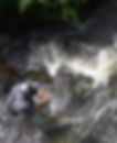 Man standing in a stream