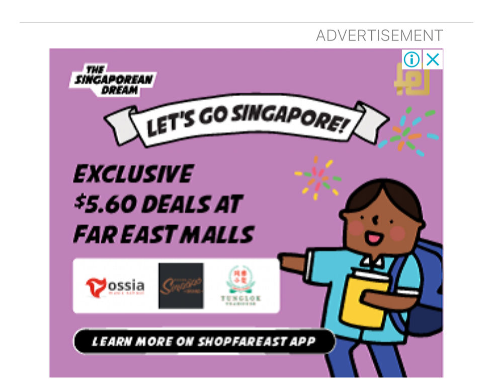 Far East Mall x The Singaporean Digital Advertisement