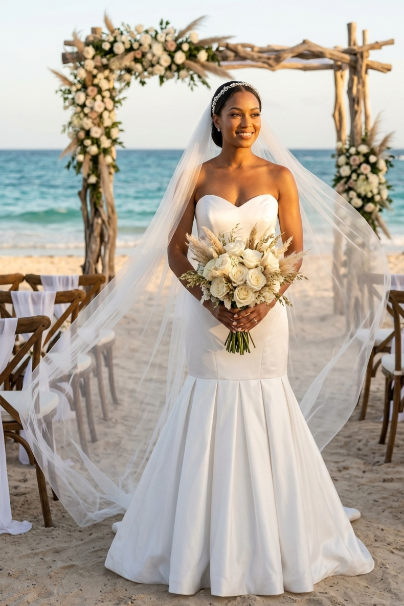 Bohemian Beach Bridal — photo 15 of 18