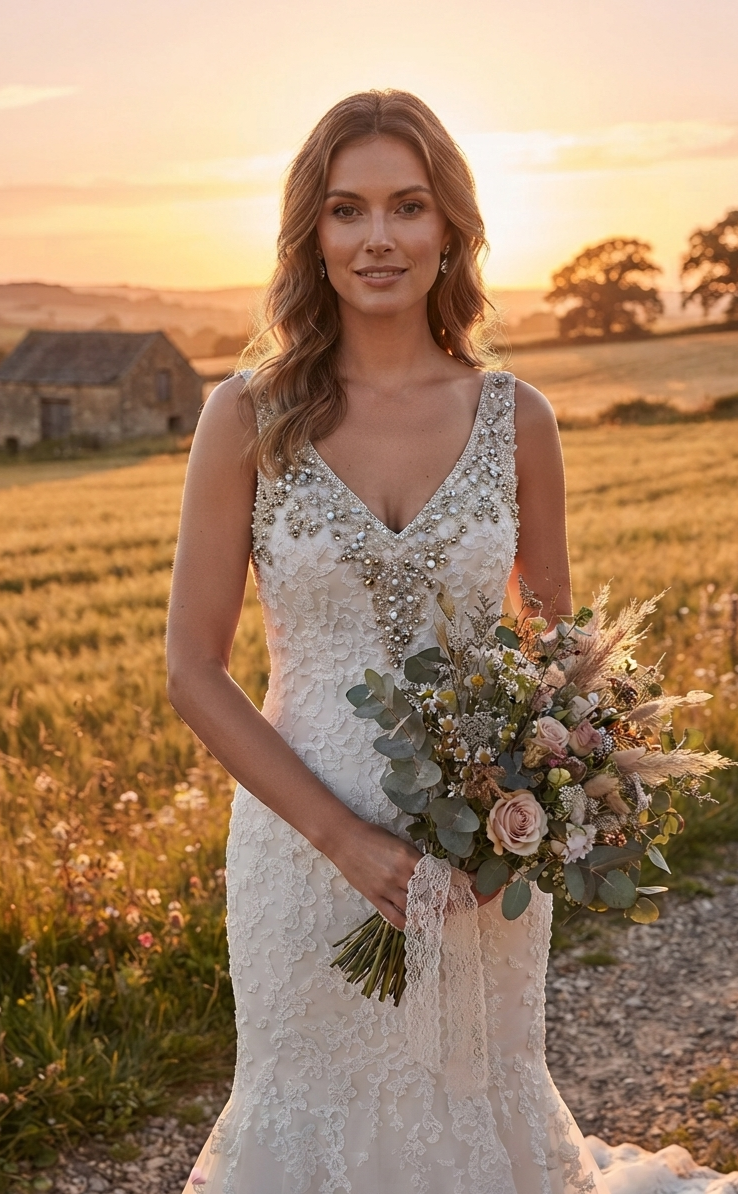 Bohemian Beach Bridal — photo 16 of 18