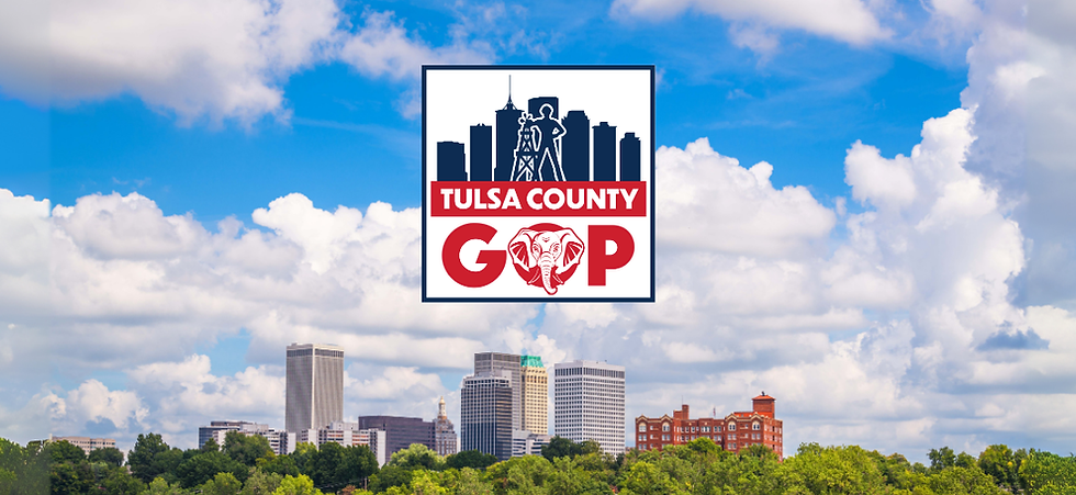 Tulsa Skyline with TCGOP logo